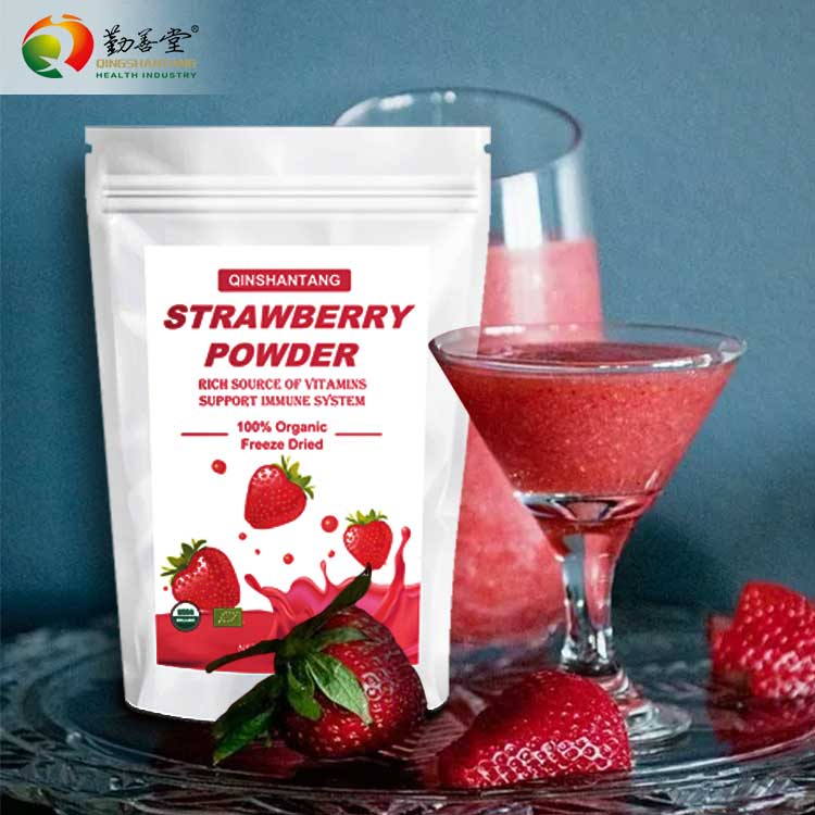 Organic Freeze Dried Fruit Powder Natural Strawberry Powder