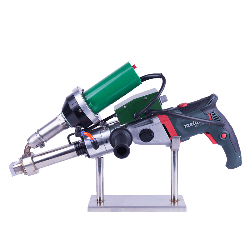 230V Plastic Extrusion Welder Hand Extruder Hot Air Welding Gun LST610A Dual Heating for HDPE PP PE Sheet Pipe Membranes