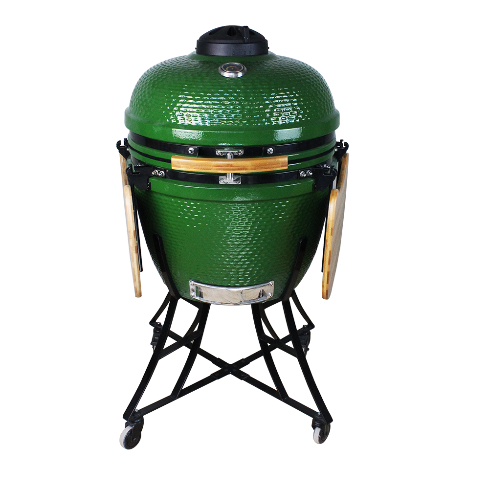 Auplex 24 дюйма сверхпрочная керамика уголь Kamado гриль для барбекю