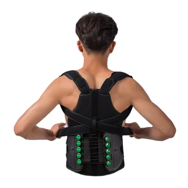 TLSO Back Spine Brace With Drawstring Pulley System , Lumbosacral Orthosis Support