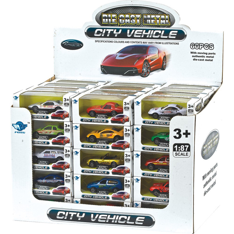 1:64 Factory direct sale kids hot Free wheel die cast toy car for children fidget