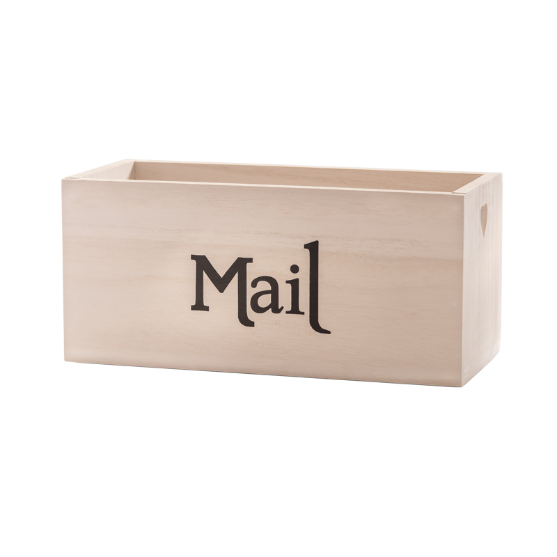 YBOX handmade wood mail box table storage box stationary box