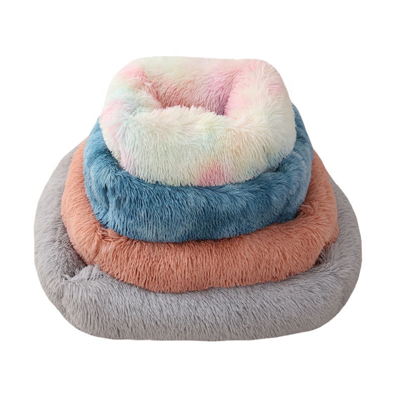 Winter Rectangle Soft Fluffy Pet Bed for Small and Big Animas Pet Nest Bed