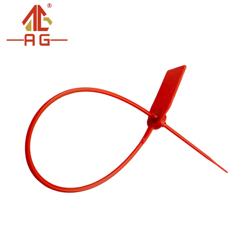 AG J004 China supplier ISO customized printing safety lead pull tight security plastic seals