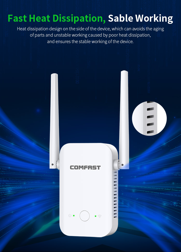 Comfast CF-WR301S WiFi Range Extender 300 Мбит/с WiFi ретранслятор 802.11n усилитель сигнала