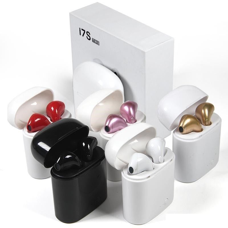 I7s наушники-вкладыши TWS с ушных вкладышей, новый двойной EarphonesTrue водонепроницаемые наушники беспроводные с хэндс-фри