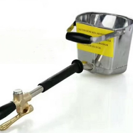 Handheld Marl sprayer hopper wall concrete plastering mortarwith piston pump spraying Cement mortar sprayer gun