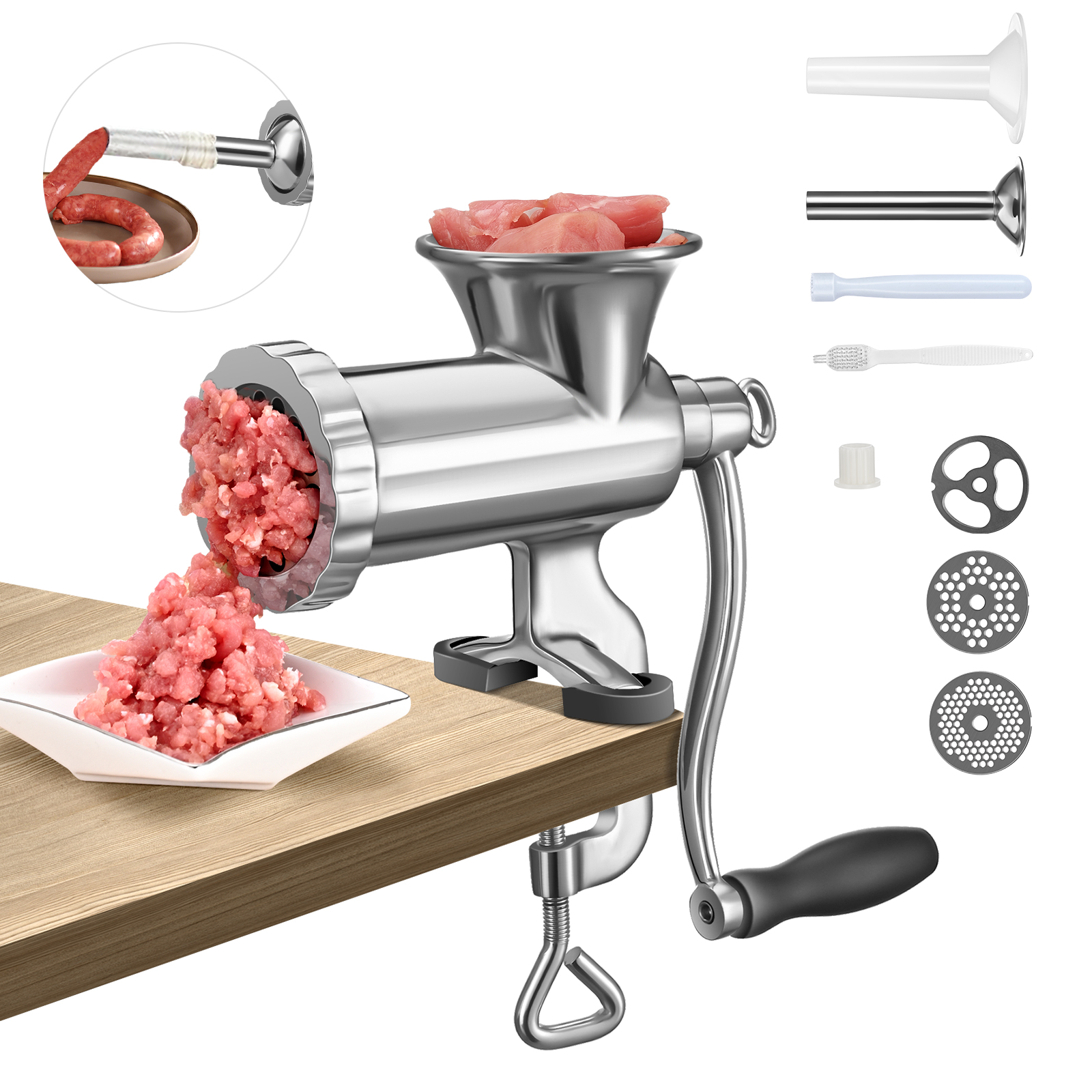 Новинка 2020, ручная мясорубка/измельчитель из нержавеющей стали