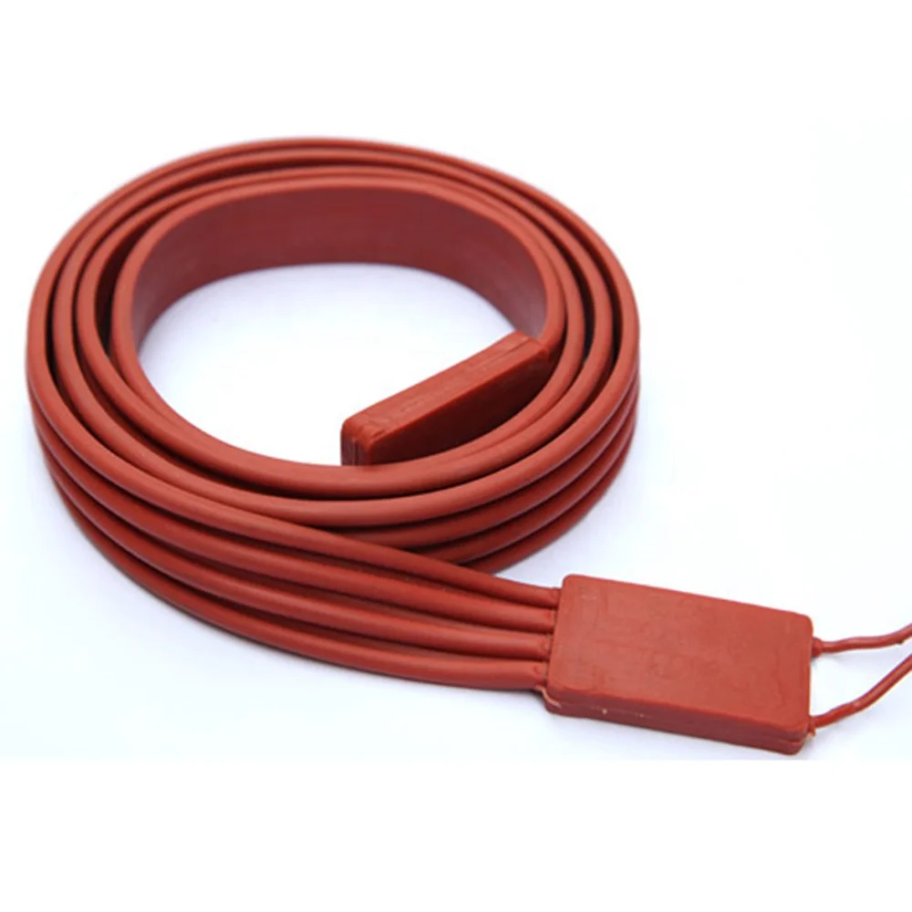 110v 120v 220v 240v industrial flexible silicone rubber heating strip