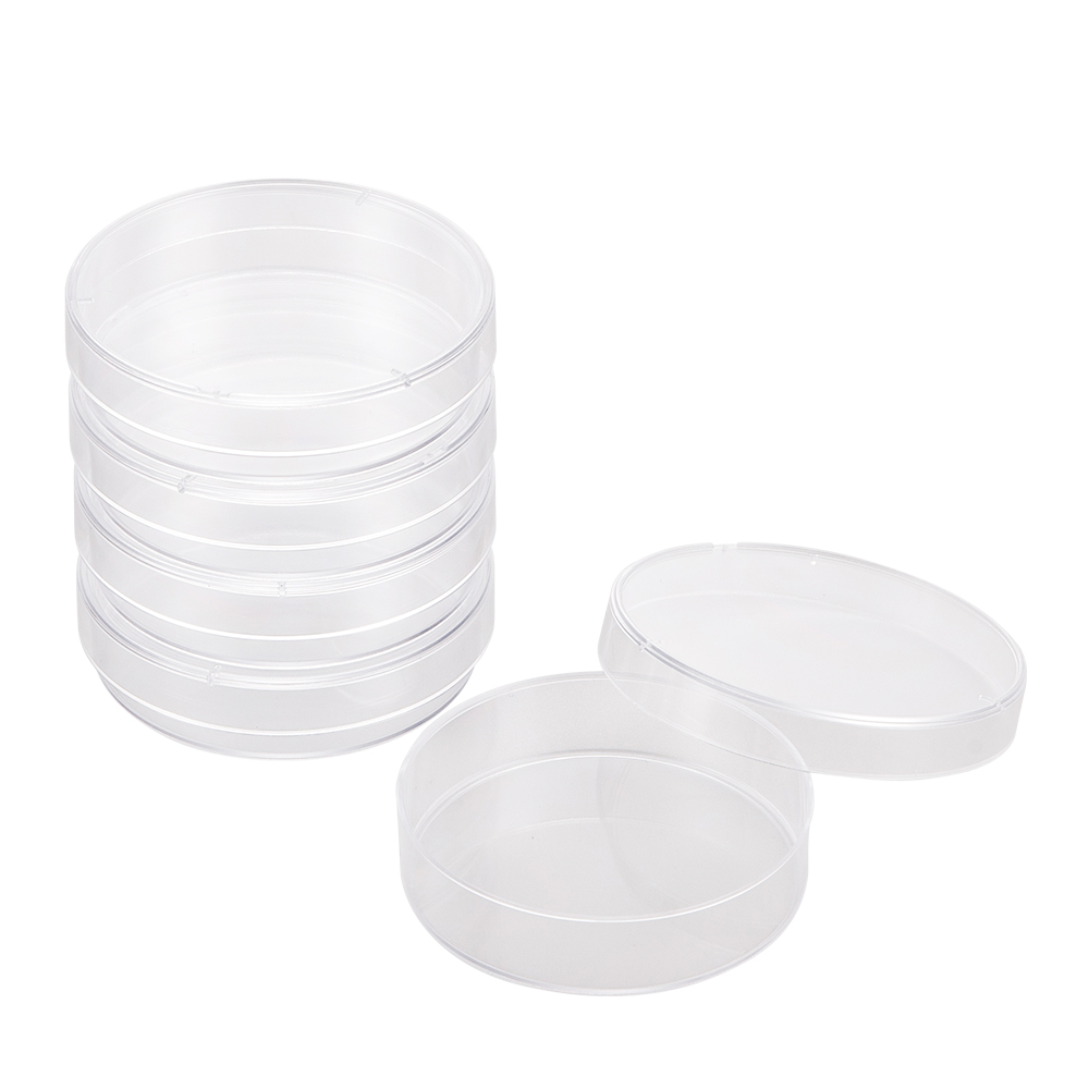 Disposable polystyrene ETO sterile plate agar petri dish 55mm with lid