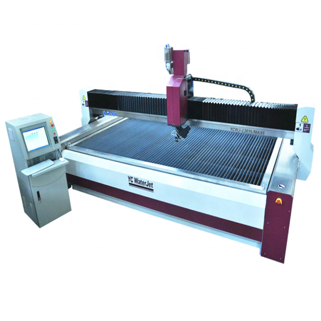 С услугой Trade Assurance cnc 5 осей водоструйный резак машина алюминиевой водоструйный автомат для резки металла