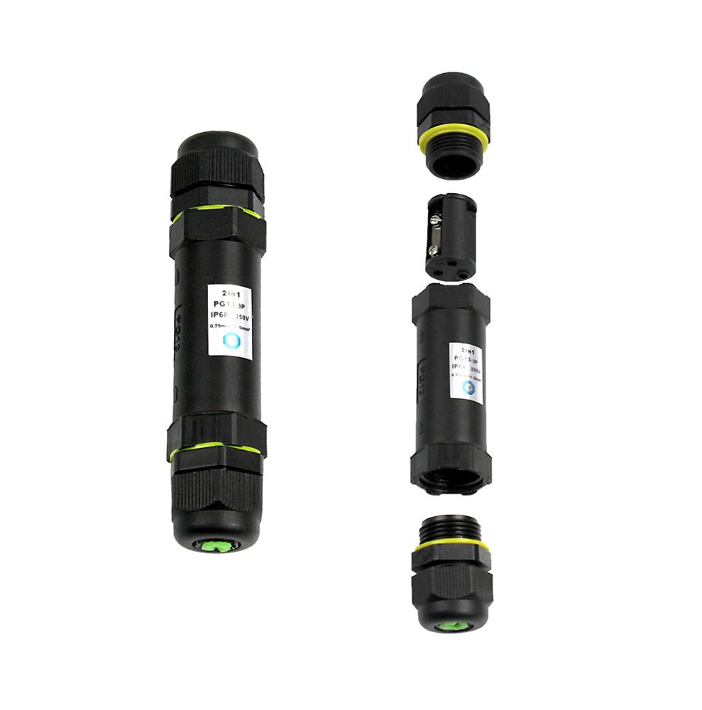 Промышленный Кабельный разъем 3 Pin PG13.5 20A 250V IP68 Водонепроницаемый винтовой замок Электрический провод Кабель-адаптер промышленная вилка