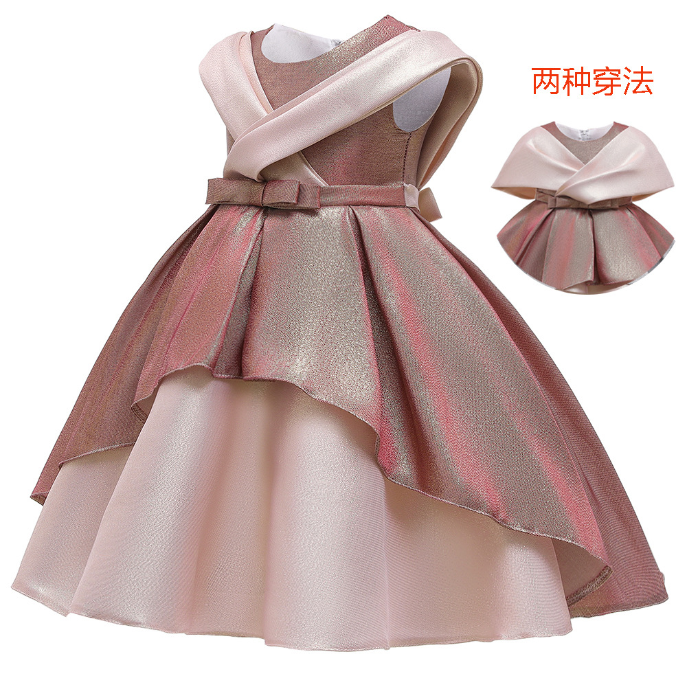 New Design Children Clothes Girls Dresses Baby Birthday Dress 1 Year Old Girl Kids Girl Party Dress Gown