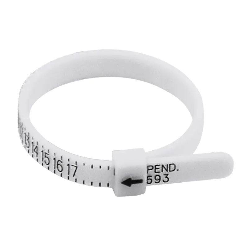 Ring Size Measuring Circle Fit American US Finger Size Gauge Ruler Men Women Sizes Jewelry Accessories Tools Ring Sizer