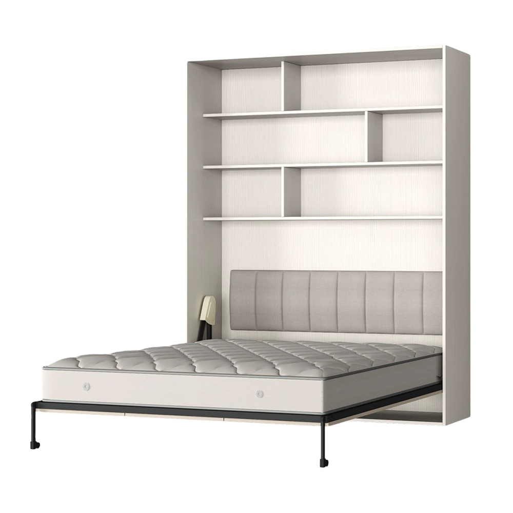 2023 Modern Space Saving Custom Furniture Full Queen Size Hidden Foldable Murphy Beds Wall Beds With Wardrobes