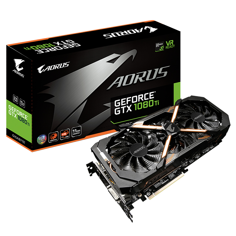 Видеокарта GIGABYTE AORUS N Envy G eForce GTX 1080 Ti 11 г с 11 ГБ GDDR5X 352 бит