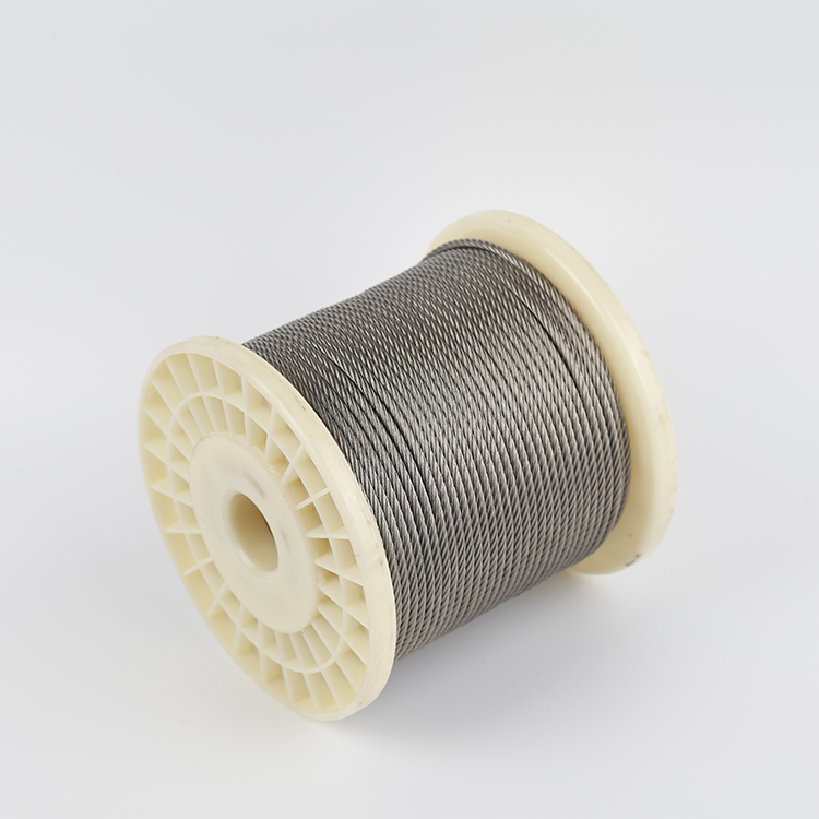 304 7x7 4mm pvc coated galvanized steel wire rope