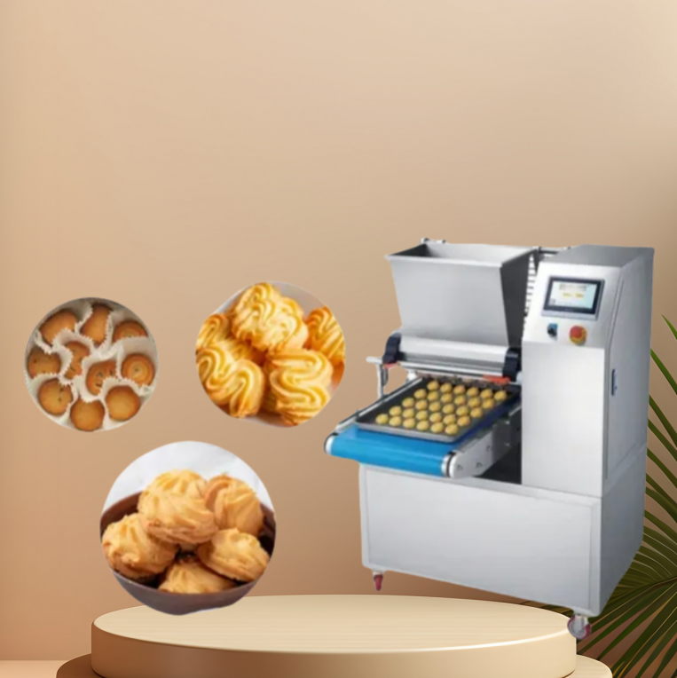 Biscuit Making Machine Cara Bar Puff Forming Machine Biscuit Flow Pillow Cookie Maker for Small Businesses