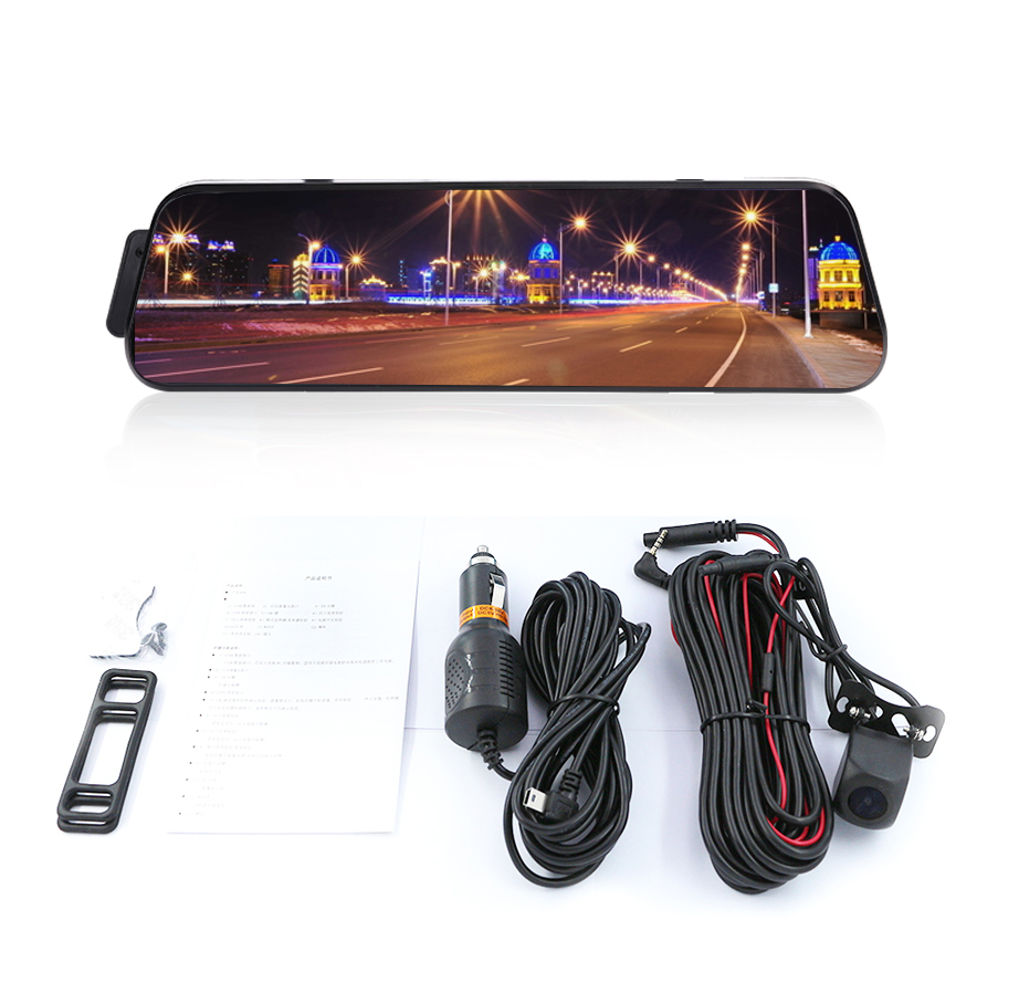 10 дюймовый экран камера gps 4k двойной записи 4g thinkware dash cam