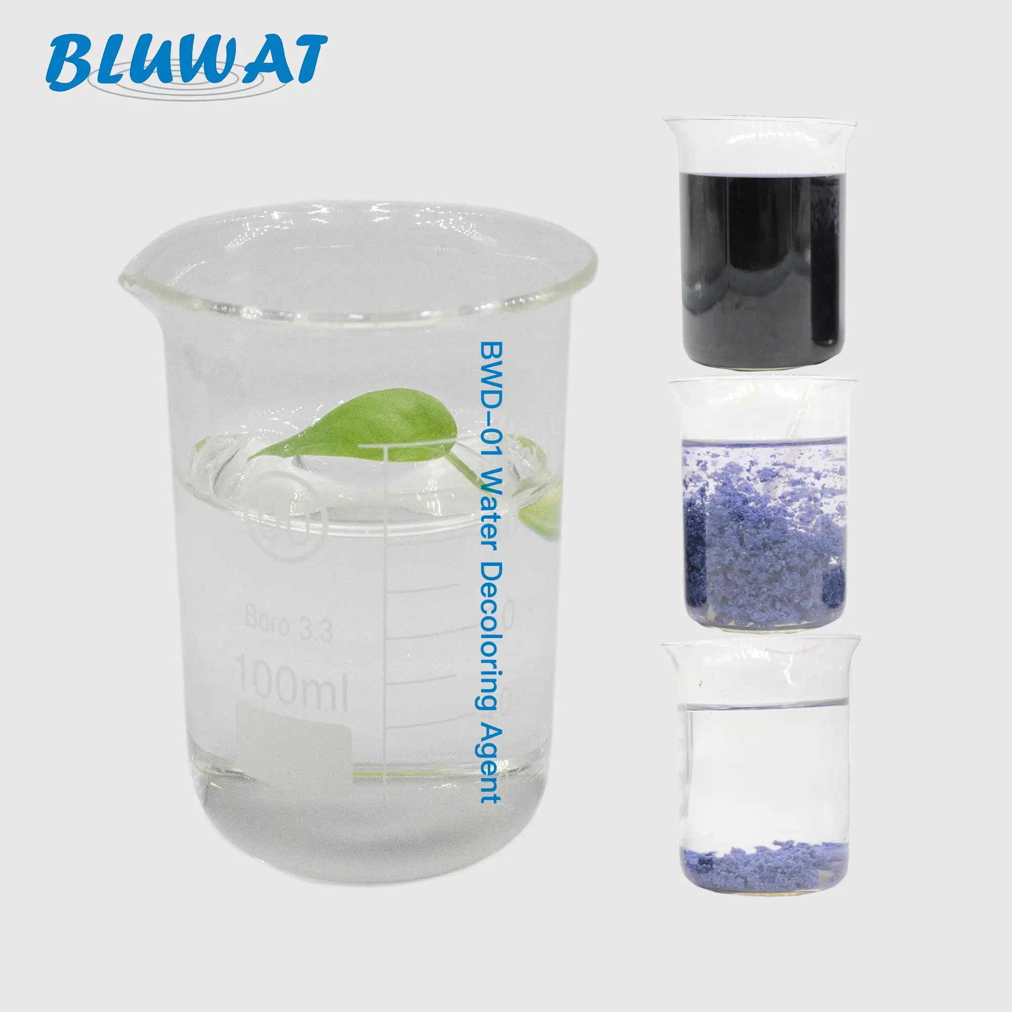Средство для обесцвечивания воды очистка сточных вод химикаты Bluwat