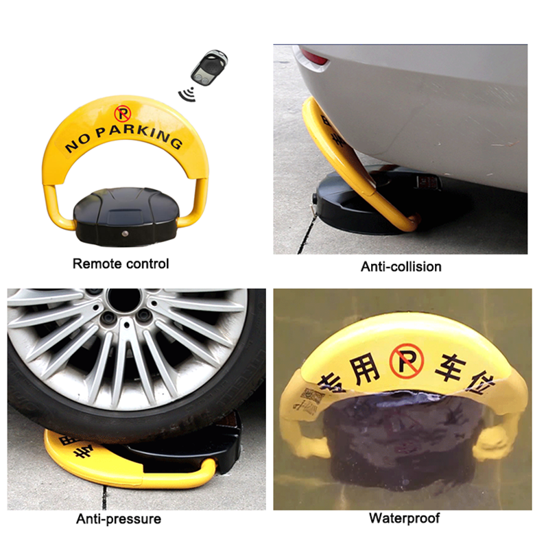 CE Certificate Automatic IP67 Waterproof Remote Control Private Smart Solar Car Parking Lock Barrier
