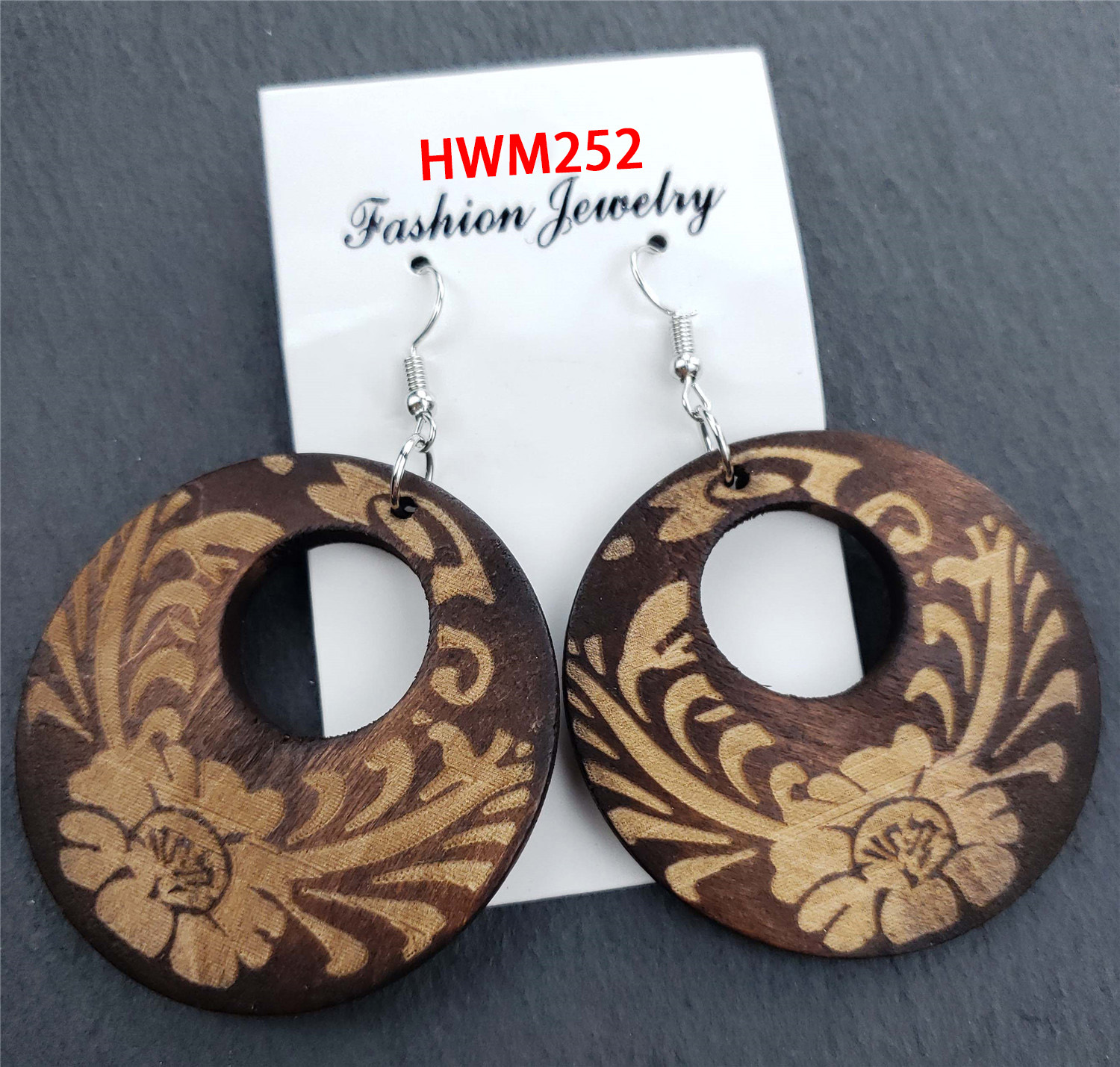 stock yiwu hawaiian wood earrings wholesale
