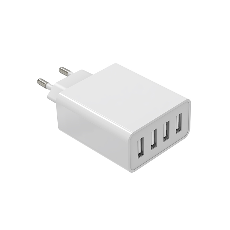 Оптовая продажа ЕС/США/Великобритания/Индия/Корея Plug 5 в 5A смартфон 4 порты и разъёмы USB стены зарядное устройство CE ROHS сертифицирован