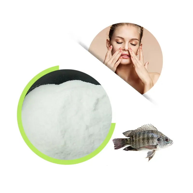 100% Natural Pure Fish Skin Collagen Powder Low Molecular Weight