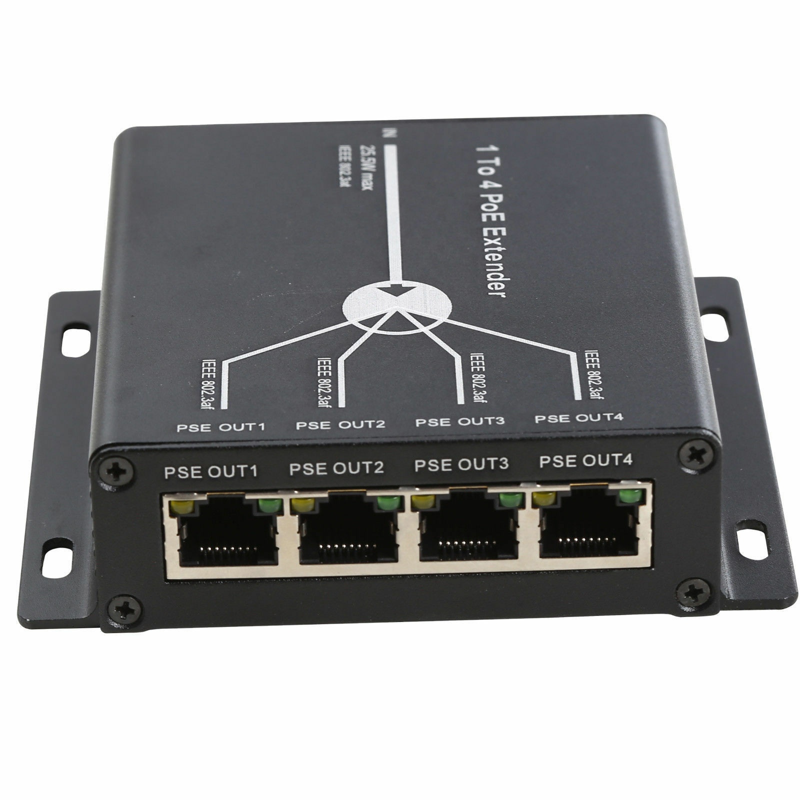 Power over ethernet-коммутатор 4 порта 10/100M IEEE802.3af для IP камера PoE ретранслятор