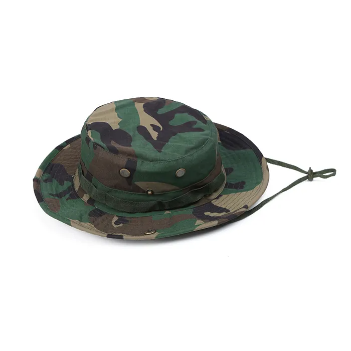 Classic Wholesale Woodland Hiking Mountain Fishing Bucket Hat Bonnie Hat Camo Fisherman Hat