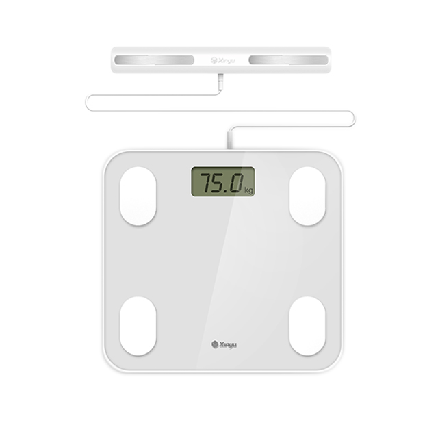 LED Manufacturer customized printing digital bathroom scale body scale anti-silp platform