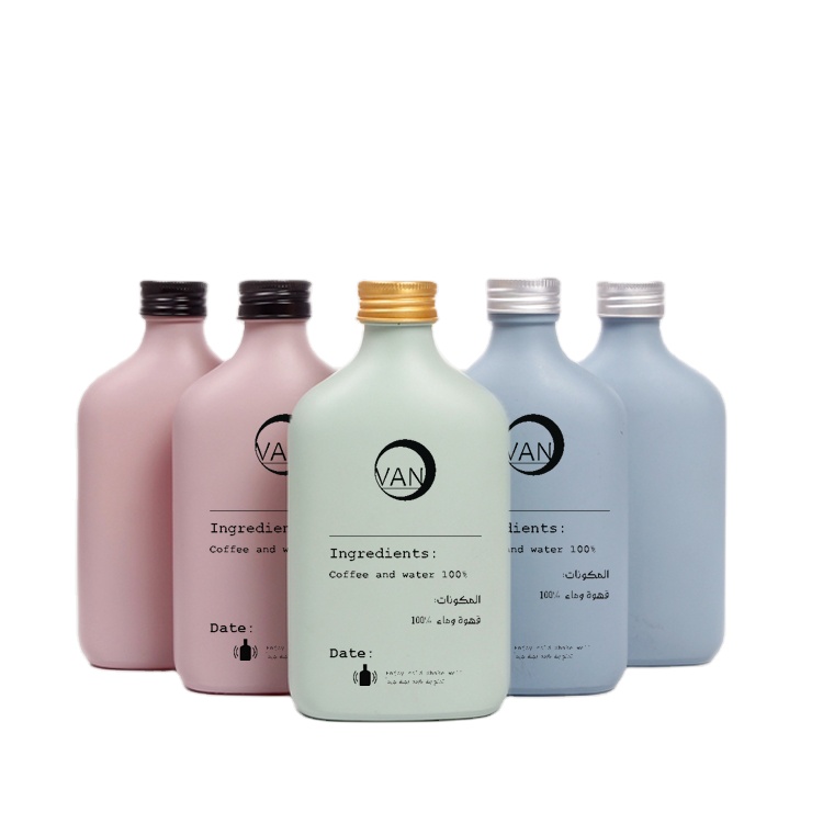 50 мл-350 мл Kombucha холодного чая плоская стеклянная фляжка холодного заваривания кофе бутылки