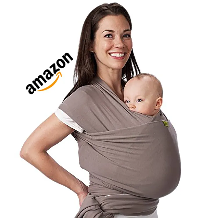 Best quality soft cotton baby sling wrap carrier with private logo