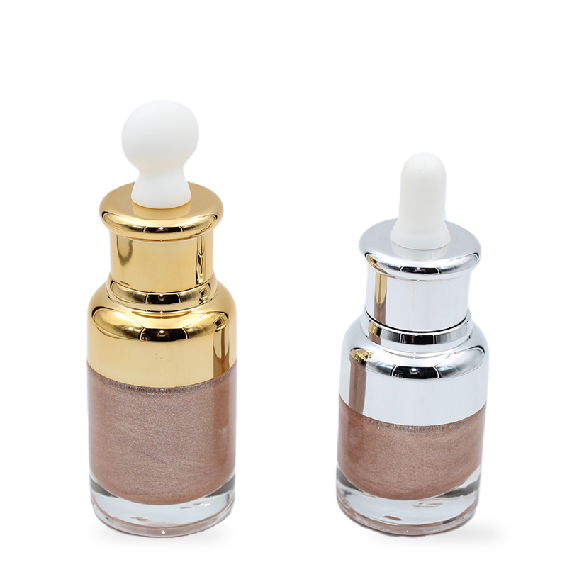 ODM Private Label High Pigment Organic Vegan Liquid Shimmer Oil Long Lasting Face Body Highlighter