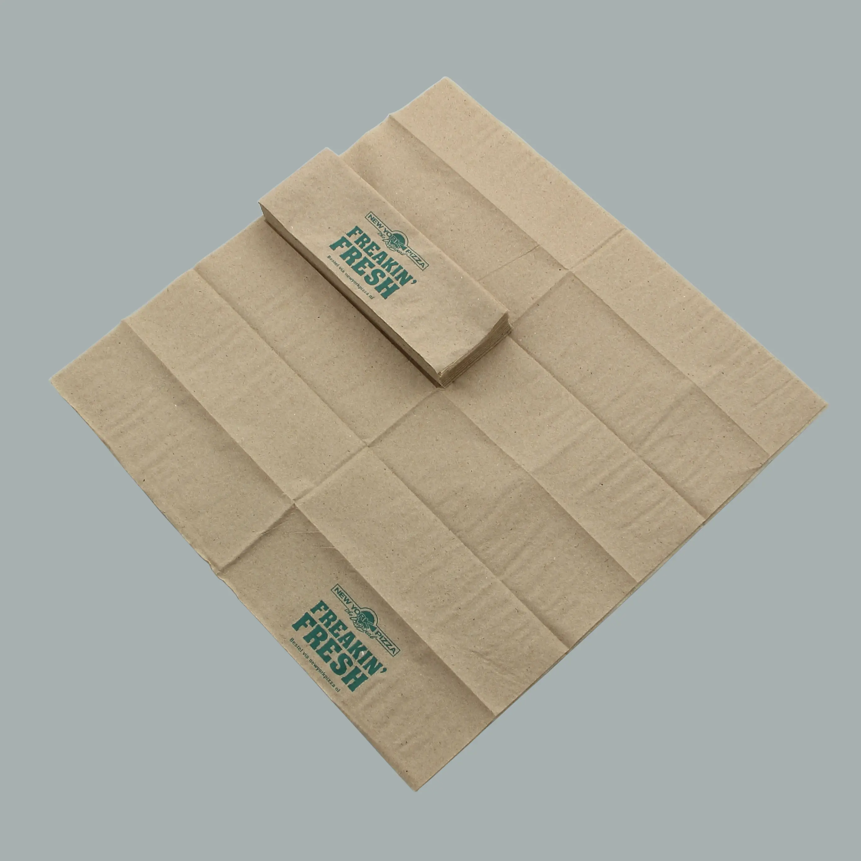Post consumer recycled brown paper napkin Unbleached paper serviette