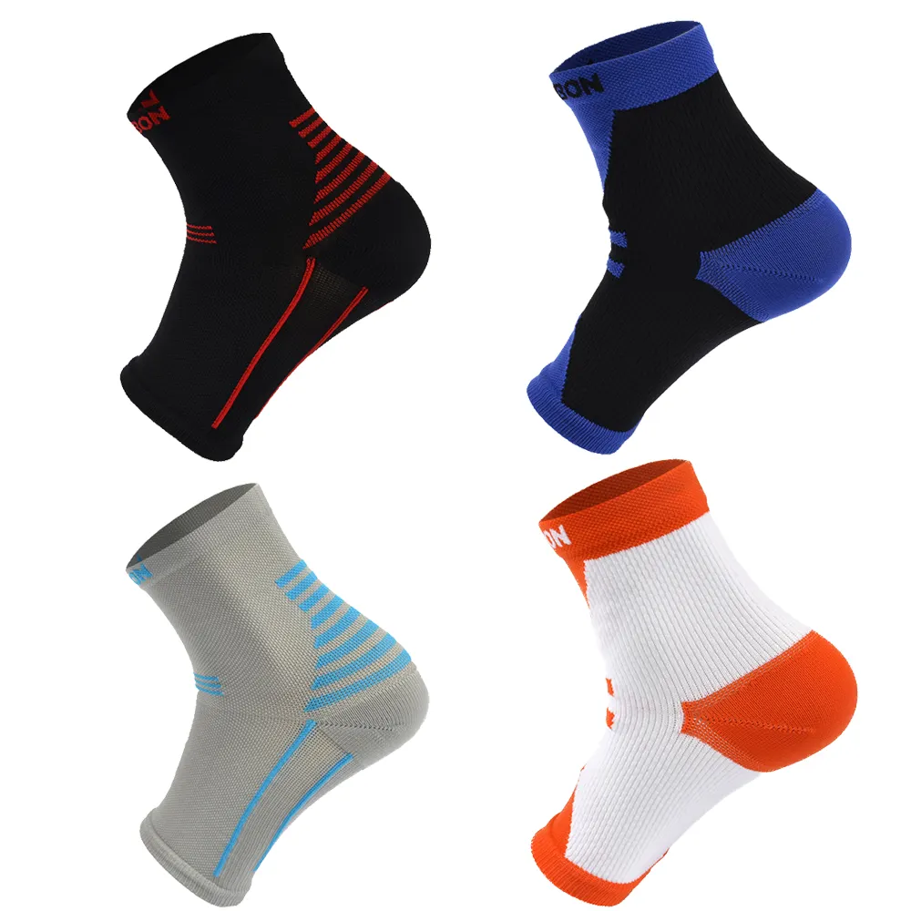 Wholesale Women 20-30 Mmhg Varicose Foot Sleeveless Ankle Pliates Spandex Nylon Toeless Yoga Compression Socks
