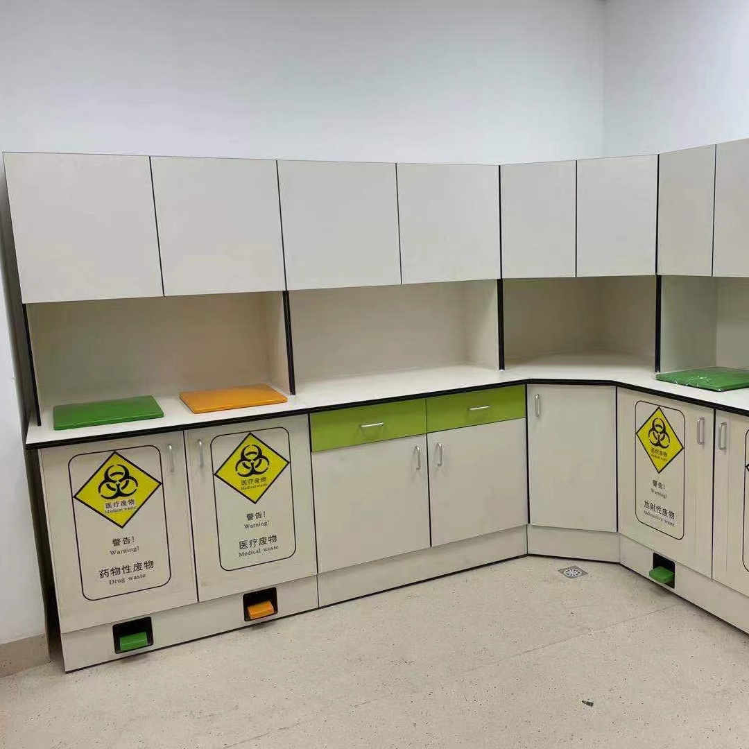 Medical cabinet Hospital Furniture HPL medical clinic treatment storage medical cabinet