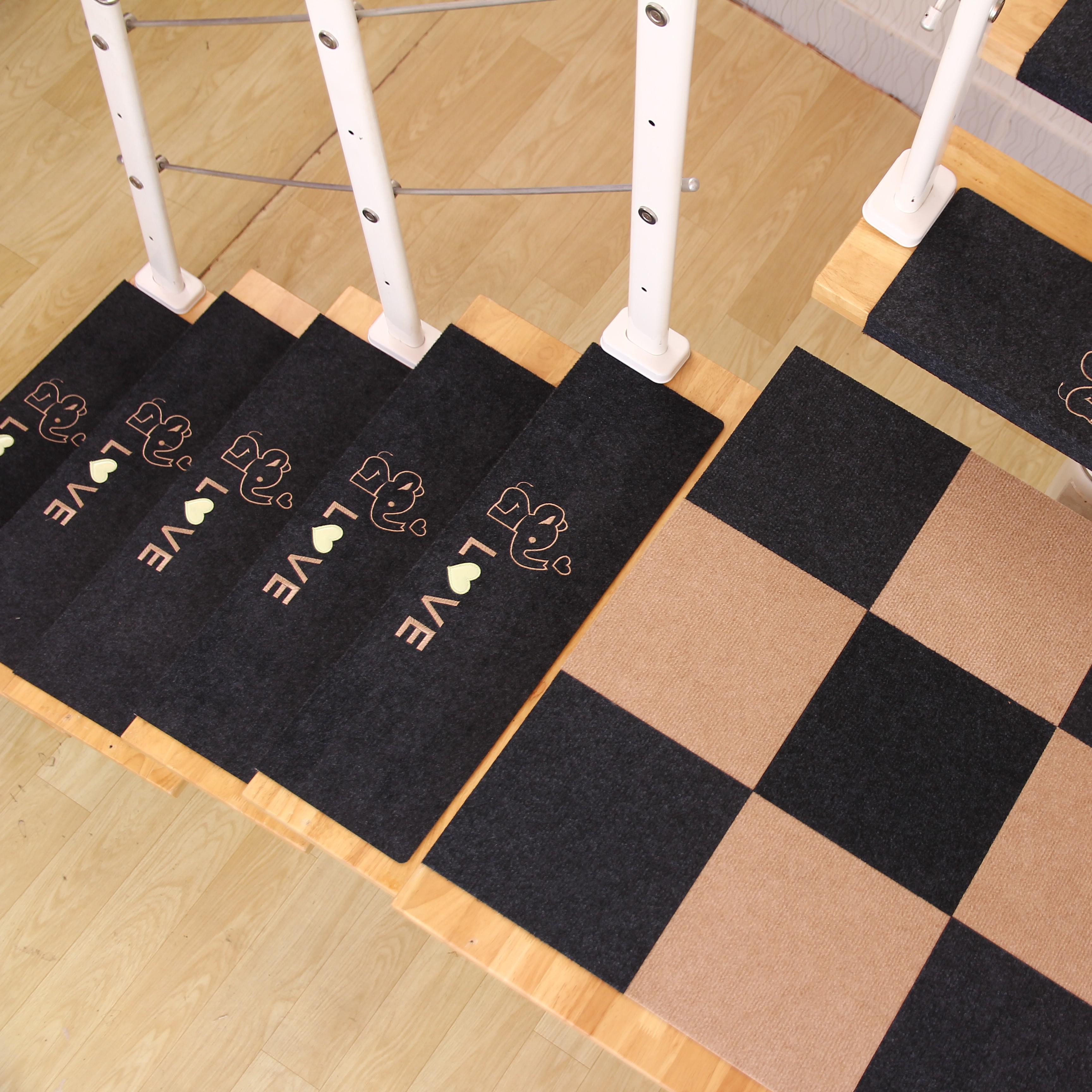 Factory Direct Sales rugs for stairs staie mats rubber tread streak stair carpets in low price