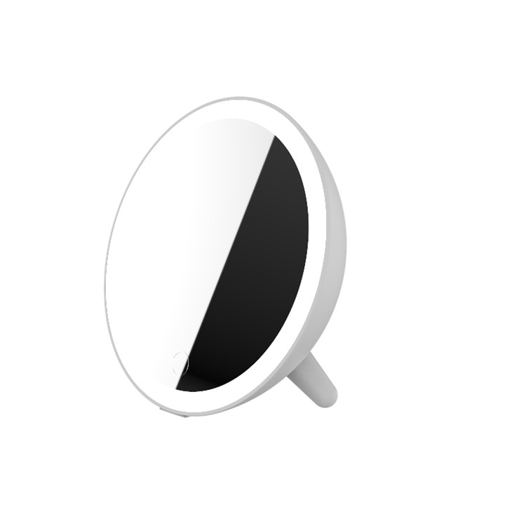 Экономичная портативная зеркальная Светодиодная лампа для макияжа с Bluetooth динамиком для ванной комнаты