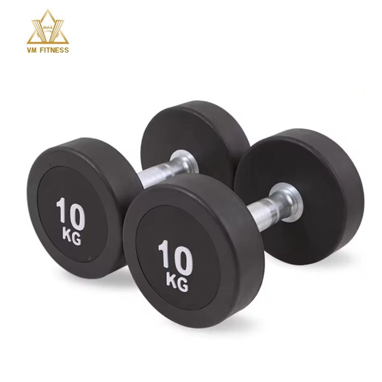 commercial dumbbell home gym equipment weight training dumbells set adjustable with rack fitness accessories rubber dumbbell