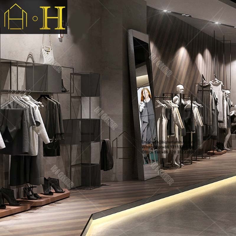 Hot Sale Store Clothing Rack Clothes Furniture Modern Shop Equipment For Clothes Store