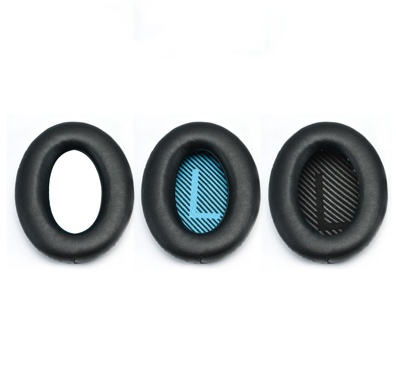 Сменные накладки для наушников 90 мм, кожаные амбушюры для наушников BOSE QuietComfort 35 QC 35 QC 25 QC15 AE2