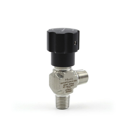 Hikelok Hydraulic Thread Air Pump Angle Needle Valve 1/2 SS316