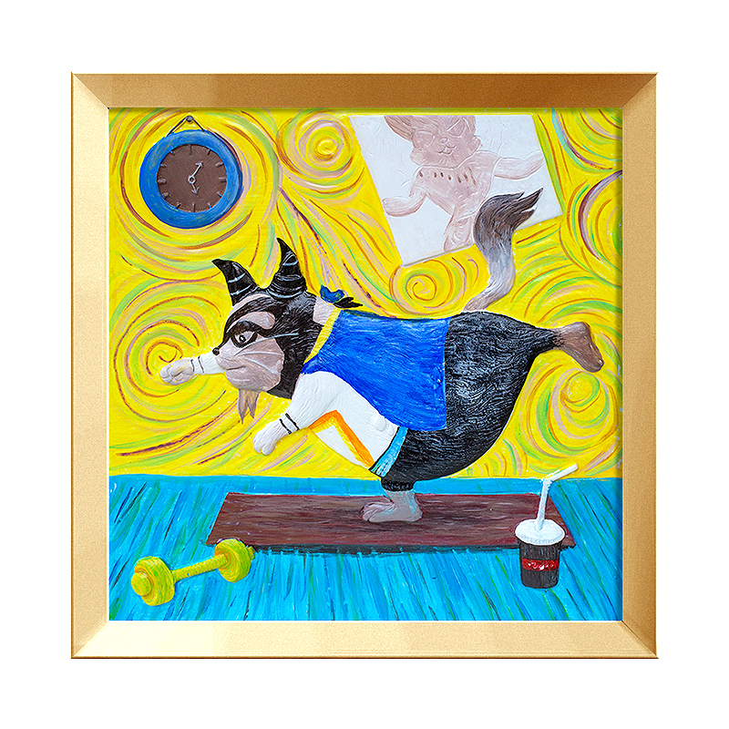 Высокое качество Wall Art Цифровая живопись мощность Ручной Работы Настенная живопись для домашнего декора