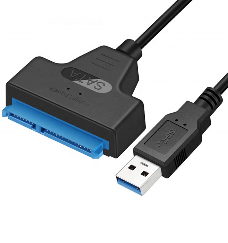 USB 3,0 SATA III кабель-переходник для жестких дисков, SATA 22PIN HDD кабель 7 + 15pin SATA для 2,5 дюймов HDD/SSD адаптер конвертер