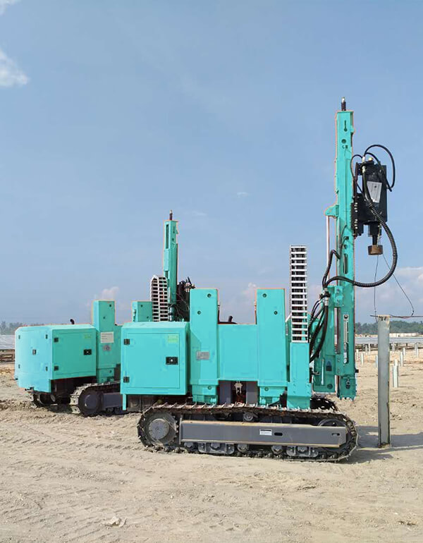 Economical HF385Y Highway Guardrail 84kW Photovoltaic Solar Pile Driver Drilling Rig