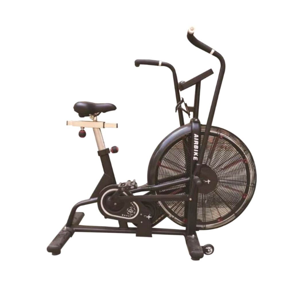 2021 hot sale fitness air bike fan bike aerofit exercise bicycle for indoor use DB-110 black color airbike fanbike