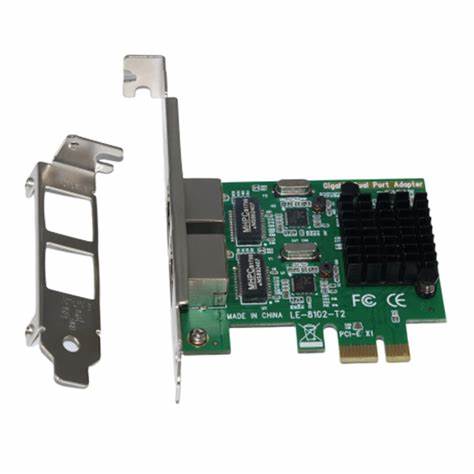 Двухпортовая гигабитная сетевая карта Tarjeta компьютера 8102-T2 PCI-E