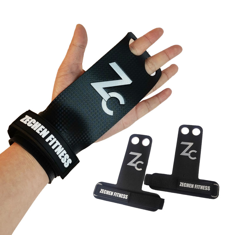 weight lifting grip hand carbon leather grips cross fit