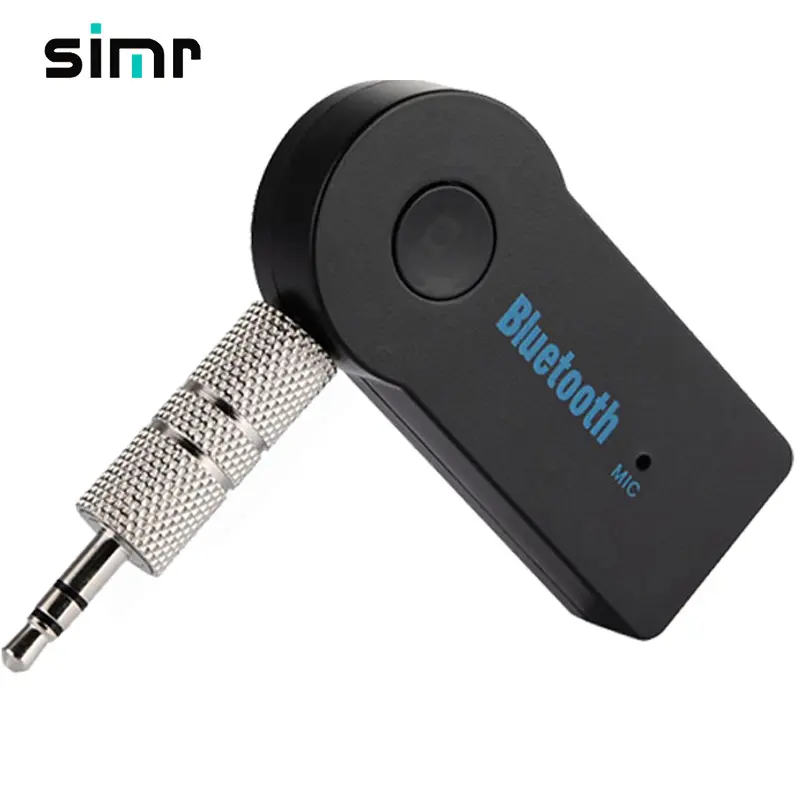 simr BT 5.0 wireless Music Car Receiver Adapter 3.5mm Handsfree AUX wireless audio receiver